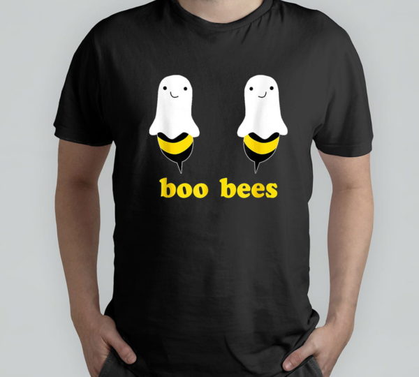 boo bees couples halloween costume funny bees tee t-shirt
