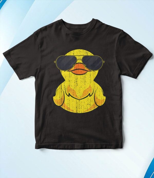 cool duckie sunglasses duckling funny ducky rubber duck t-shirt