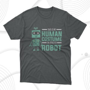 cool robot funny robot technology t-shirt
