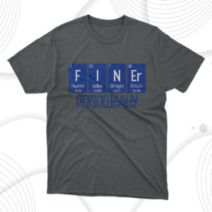 finer period periodical table life zeta phi beta line sister t-shirt