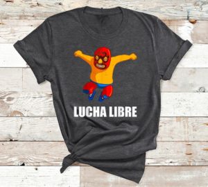 lucha libre mexican wrestling mask t-shirt