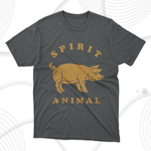 pig - spirit animal t-shirt