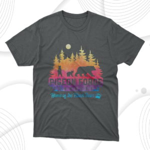 pigeon forge tennessee bear great smoky mountains tie dye t-shirt