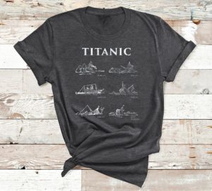 titanic sinking t-shirt