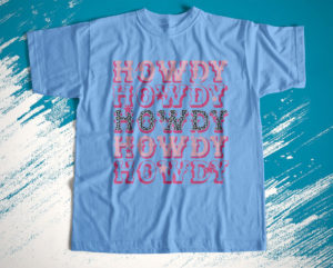 howdy howdy western fashion rodeo southern country unisex t-shirt