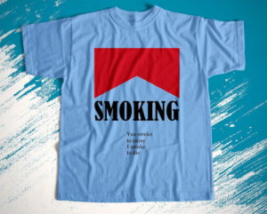smoking you smoke to enjoy i smoke to die t-shirt