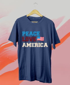 peace love america t-shirt
