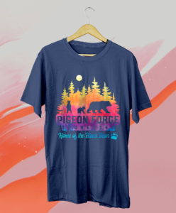 pigeon forge tennessee bear great smoky mountains tie dye t-shirt