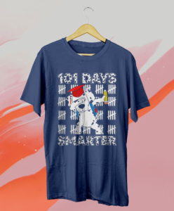 teacher loves dalmatian 101 days of school 100 days smarter t-shirt