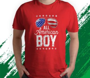 all american boy 4th of july t-shirt