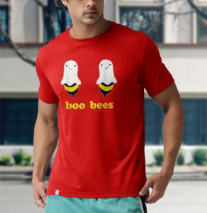 boo bees couples halloween costume funny bees tee t-shirt