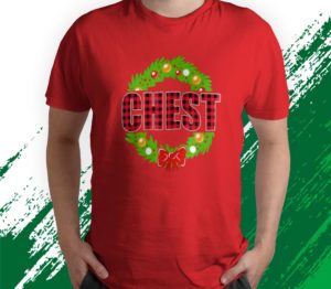 chest nuts funny matching chestnuts christmas couples xmas t-shirt