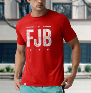 fjb pro america us flag f biden political fjb t-shirt
