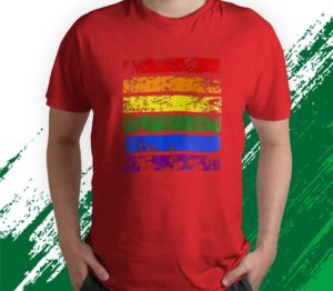 lgtb pride flag t-shirt