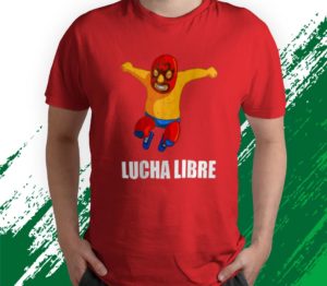 lucha libre mexican wrestling mask t-shirt