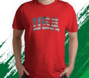 usa us flag patriotic 4th of july america t-shirt