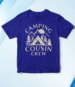 camping cousins crew t-shirt
