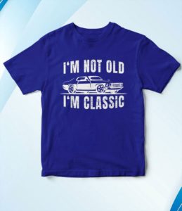 car not old but classic t-shirt