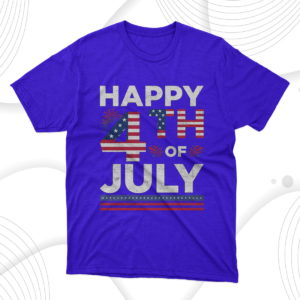 happy 4th of july t-shirt