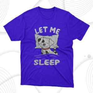 sleeping dalmatian dog need more sleep let me sleep t-shirt