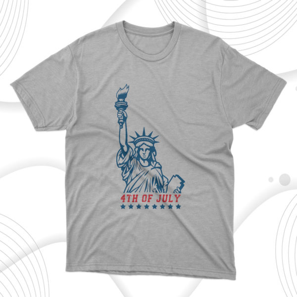 4th of july liberty enlightening the world t-shirt