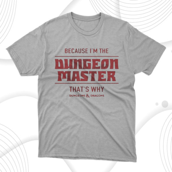 dungeon master d20 dnd logo tabletop gaming unisex t-shirt