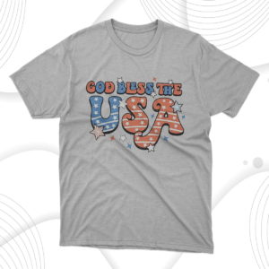 god bless the usa 4th of july t-shirt