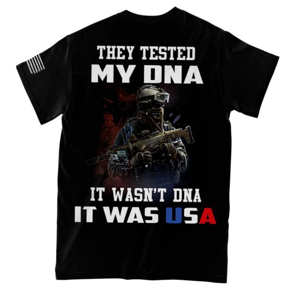they tested my dna all over print t-shirt