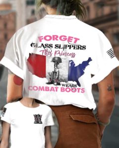this princess wears combat boots all over print t-shirt