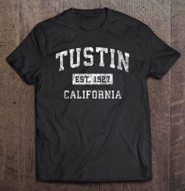 tustin california ca vintage established sports design t-shirt
