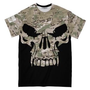 veteran i am a man all over print t-shirt, skull camouflage veteran shirt