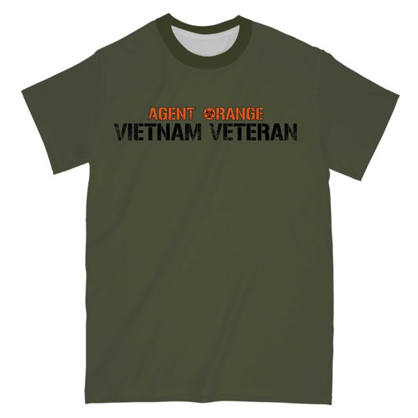 vietnam agent orange they sprayed we paid all over print t-shirt