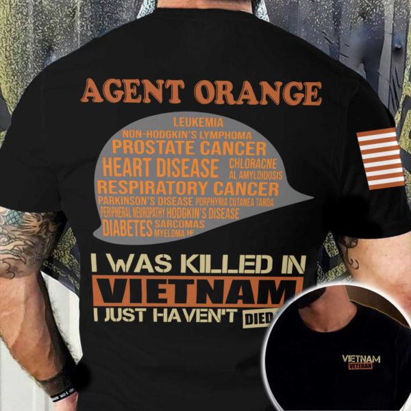 vietnam veteran the war is over but the battle continues agent orange dioxin aop t-shirt