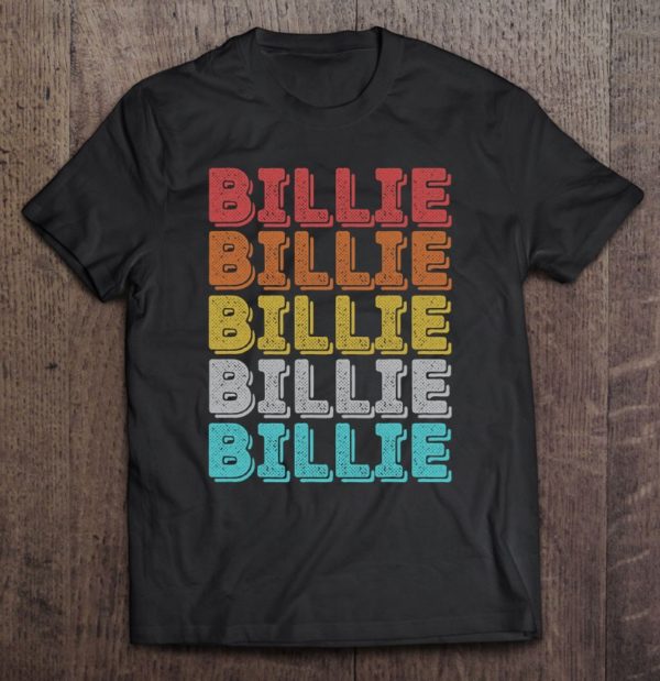 vintage retro billie personalized custom tee shirt
