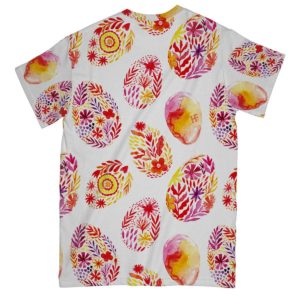 watercolor easter eggs all over print t-shirt