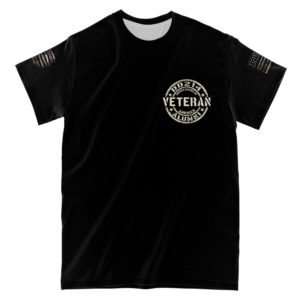 what is a veteran all over print t-shirt, black veteran shirt
