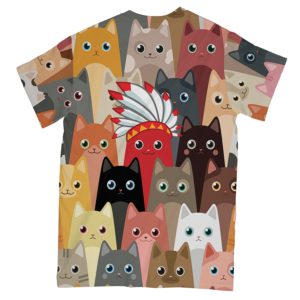 where is native american cat aop t-shirt, colorful native american indian shirt