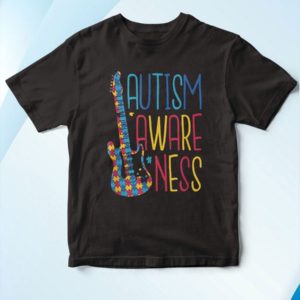 t shirt black autism awareness support autism 97NSt