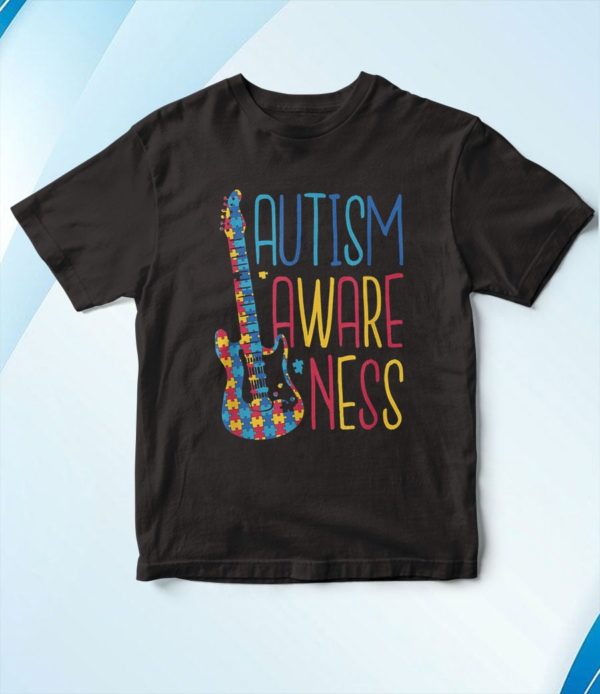 t shirt black autism awareness support autism 97nst