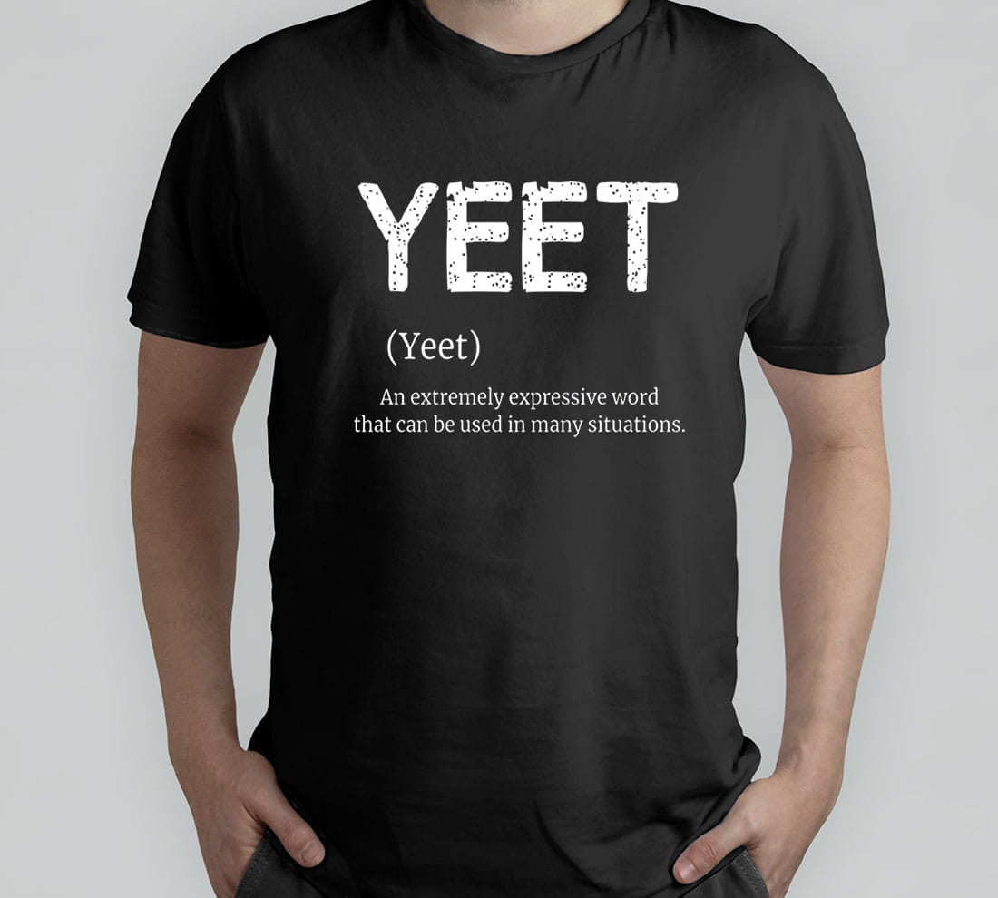 Cool Yeet Definition Meme T-Shirt - Reallgraphics