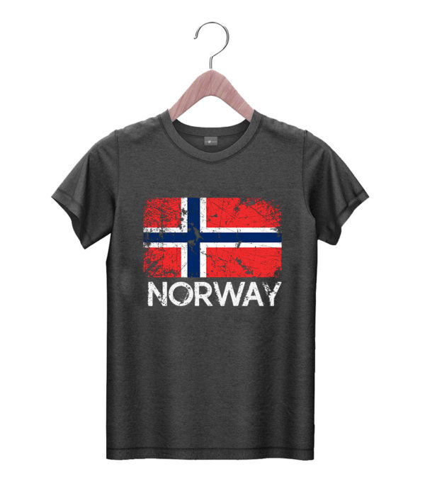 t shirt black norwegian flag z7ej4