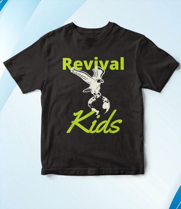 t shirt black revival kids vp45n