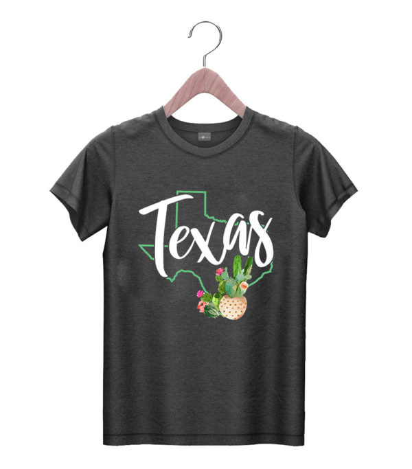 t shirt black texas state map pride cactus vintage texas suhnx