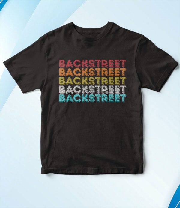 t shirt black vintage retro backstreet premium ilkzx