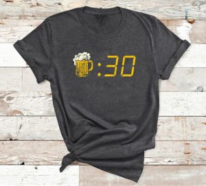 t shirt dark heather beer thirty funny drinking or getting drunk nyn4h