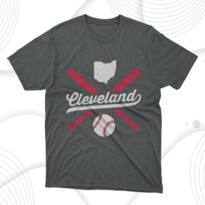 cleveland baseball vintage ohio pride navy blue love city t-shirt