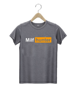 t shirt dark heather milf hunter rogvy