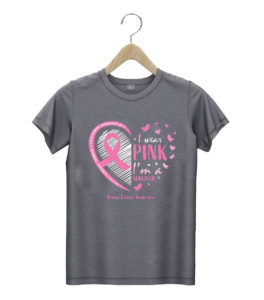 t shirt dark heather pink breast cancer survivor cancer awareness m3uff