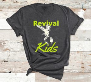 t shirt dark heather revival kids 8cmto