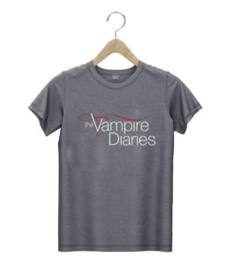 t shirt dark heather vampire diaries logo n6njv
